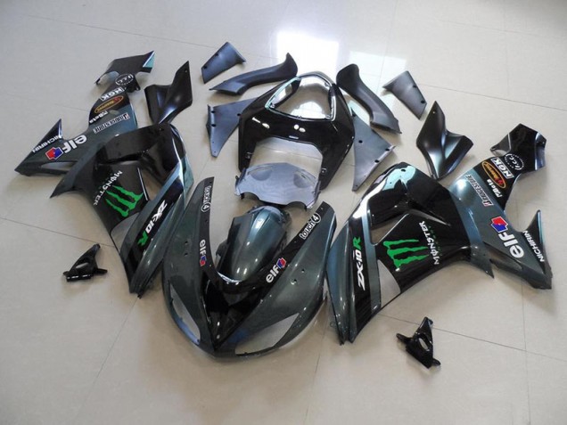 Aftermarket Grey Monster 06-07 Kawasaki Ninja ZX10R Motorcycle Fairings Sale Aftermarket Grey Monster 06-07 Kawasaki Ninja ZX10R Motorcycle Fairings Sale