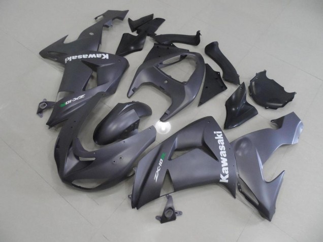 Aftermarket Grey with White Decals 06-07 Kawasaki Ninja ZX10R Motorcycle Fairings Sale Aftermarket Grey with White Decals 06-07 Kawasaki Ninja ZX10R Motorcycle Fairings Sale