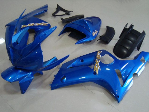 Aftermarket Light Blue 03-04 Kawasaki Ninja ZX6R Motorcycle Fairings Sale Aftermarket Light Blue 03-04 Kawasaki Ninja ZX6R Motorcycle Fairings Sale