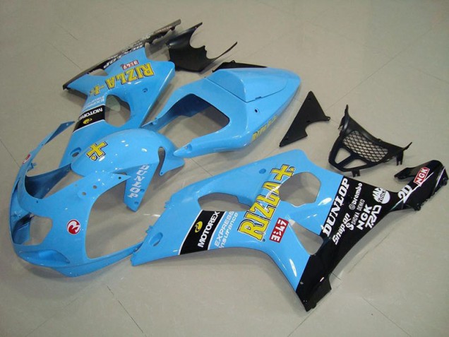Aftermarket Light Blue Black 00-02 Suzuki GSXR 1000 Motorcycle Fairings Sale Aftermarket Light Blue Black 00-02 Suzuki GSXR 1000 Motorcycle Fairings Sale