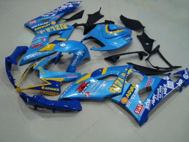 Aftermarket Light Blue Rizzla 05-06 Suzuki GSXR 1000 Motorcycle Fairings Sale