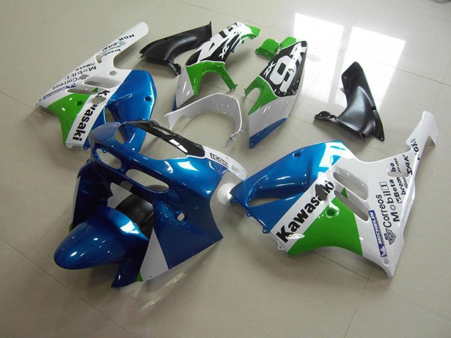 Aftermarket Light Blue White 94-97 Kawasaki Ninja ZX9R 1994-1997 Light Blue White Kawasaki Ninja ZX9R Motorcycle Fairings Sale Aftermarket Light Blue White 94-97 Kawasaki Ninja ZX9R 1994-1997 Light Blue White Kawasaki Ninja ZX9R Motorcycle Fairings Sale
