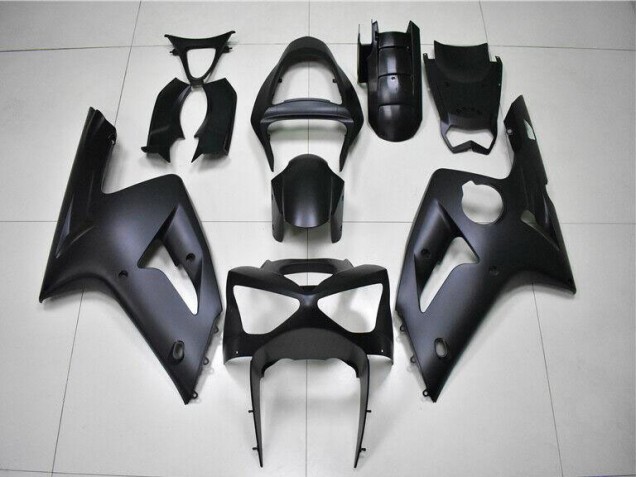 Aftermarket Matte Black 03-04 Kawasaki Ninja ZX6R Full Fairing Kit Sale Aftermarket Matte Black 03-04 Kawasaki Ninja ZX6R Full Fairing Kit Sale