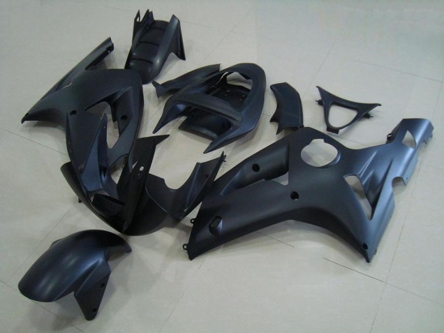 Aftermarket Matte Black 03-04 Kawasaki Ninja ZX6R Full Fairing Kits Sale Aftermarket Matte Black 03-04 Kawasaki Ninja ZX6R Full Fairing Kits Sale