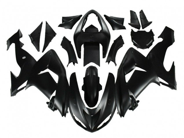 Aftermarket Matte Black 06-07 Kawasaki Ninja ZX10R Fairing Kit Sale Aftermarket Matte Black 06-07 Kawasaki Ninja ZX10R Fairing Kit Sale