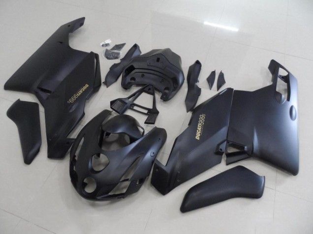 Aftermarket Matte Black Gold Decals 03-04 Ducati 749 999 Motorcycle Fairings Sale Aftermarket Matte Black Gold Decals 03-04 Ducati 749 999 Motorcycle Fairings Sale