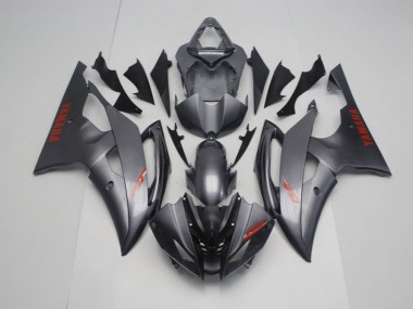 Aftermarket Matte Black Grey 08-16 Yamaha YZF R6 Motorcycle Fairings Sale