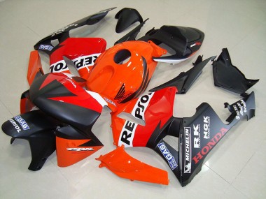 Aftermarket Matte Black Repsol Race 05-06 Honda CBR600RR Motorcycle Fairings Sale