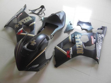 Aftermarket Matte Black Rizla Race 03-04 Suzuki GSXR 1000 Motorcycle Fairings Sale