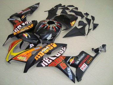 Aftermarket Matte Black Rossi 07-08 Honda CBR600RR Motorcycle Fairings Sale