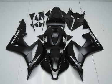 Aftermarket Matte Black with White Sticker 07-08 Honda CBR600RR Motorcycle Fairings Sale