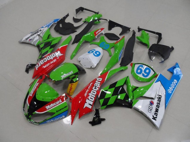 Aftermarket Motocard 09-12 Kawasaki Ninja ZX6R Motorcycle Fairings Sale Aftermarket Motocard 09-12 Kawasaki Ninja ZX6R Motorcycle Fairings Sale