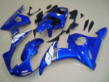 Aftermarket OEM Style Blue 03-05 Yamaha YZF R6 Motorcycle Fairings Sale