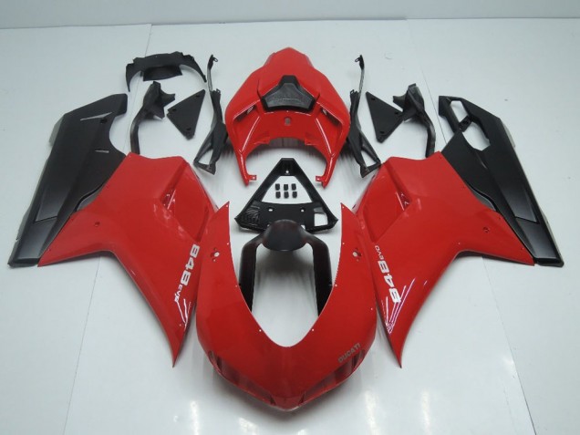 Aftermarket OEM Style Red with Matte Black Side 07-12 Ducati 848 1098 1198 Motorcycle Fairings Sale Aftermarket OEM Style Red with Matte Black Side 07-12 Ducati 848 1098 1198 Motorcycle Fairings Sale