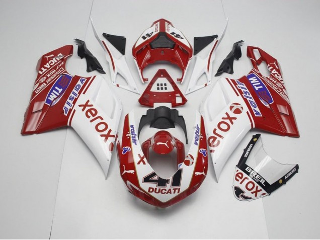 Aftermarket OEM Style Xerox with 41 07-12 Ducati 848 1098 1198 Motorcycle Fairings Sale Aftermarket OEM Style Xerox with 41 07-12 Ducati 848 1098 1198 Motorcycle Fairings Sale