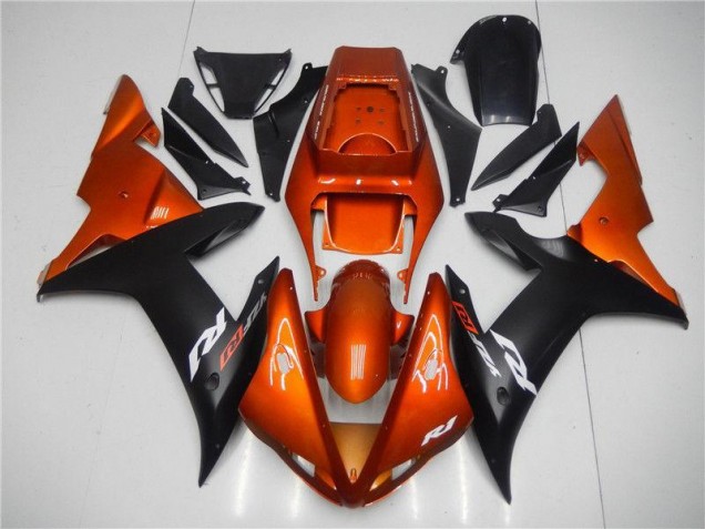 Aftermarket Orange Black 02-03 Yamaha YZF R1 Motorcycle Fairings Sale Aftermarket Orange Black 02-03 Yamaha YZF R1 Motorcycle Fairings Sale