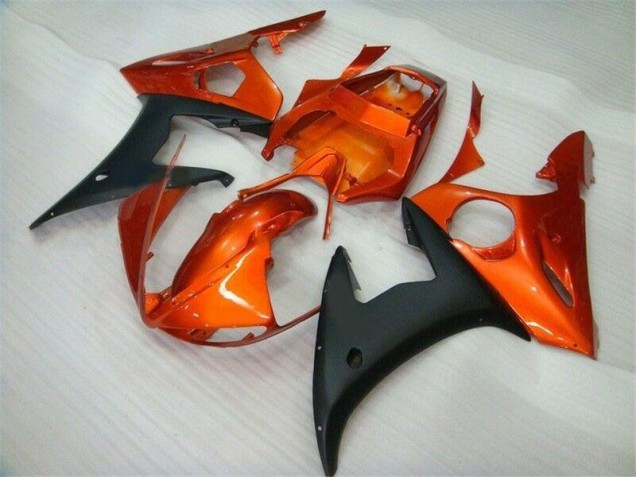 Aftermarket Orange Black 03-05 Yamaha YZF R6 Motorcycle Fairings Sale Aftermarket Orange Black 03-05 Yamaha YZF R6 Motorcycle Fairings Sale