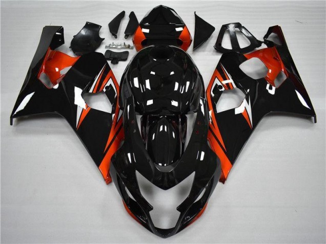 Aftermarket Orange Black 04-05 Suzuki GSXR 600/750 Motorcycle Fairings Sale Aftermarket Orange Black 04-05 Suzuki GSXR 600/750 Motorcycle Fairings Sale