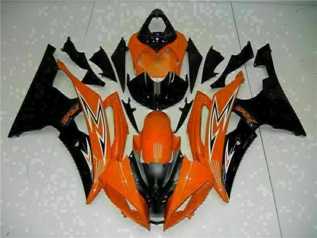 Aftermarket Orange Black 08-16 Yamaha YZF R6 Motorcycle Fairings Sale Aftermarket Orange Black 08-16 Yamaha YZF R6 Motorcycle Fairings Sale
