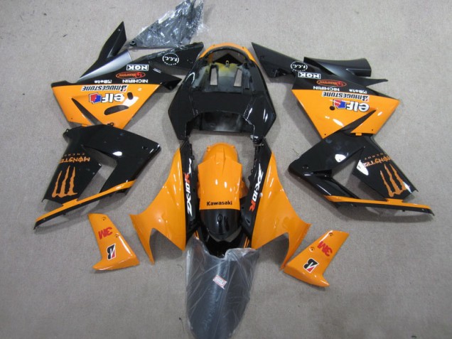 Aftermarket Orange Monster 03-05 Kawasaki Ninja ZX10R Motorcycle Fairings Sale