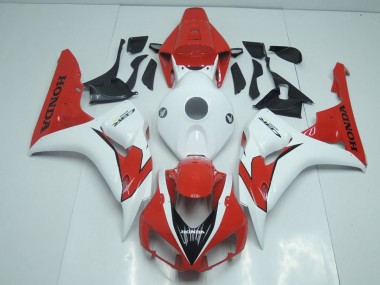 Aftermarket Orange Red and White 06-07 Honda CBR1000RR Motorcycle Fairings Sale