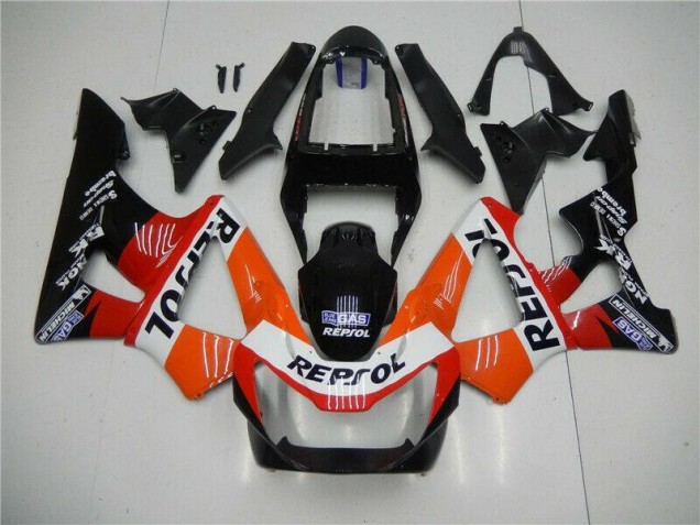 Aftermarket Orange Red Black 00-01 Honda CBR900RR 929RR Motorcycle Fairings Sale Aftermarket Orange Red Black 00-01 Honda CBR900RR 929RR Motorcycle Fairings Sale