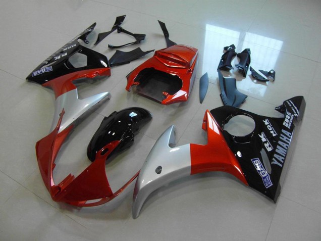 Aftermarket Orange Silver Black 03-05 Yamaha YZF R6 Motorcycle Fairings Sale Aftermarket Orange Silver Black 03-05 Yamaha YZF R6 Motorcycle Fairings Sale