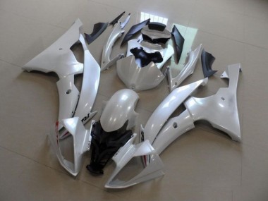 Aftermarket Pearl White 08-16 Yamaha YZF R6 Full Fairing Kit Sale
