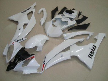 Aftermarket Pearl White 08-16 Yamaha YZF R6 Motorcycle Fairings Sale