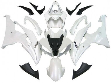 Aftermarket Pearl White R6 08-16 Yamaha YZF R6 Motorcycle Fairings Sale