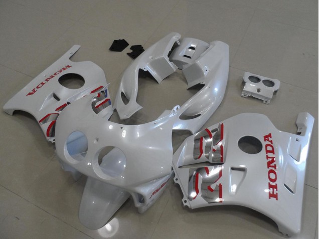 Aftermarket Pearl White Red 91-98 Honda CBR250RR MC22 MC22 Motorcycle Fairings Sale