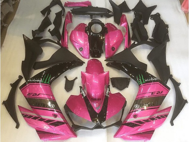 Aftermarket Pink and Black 15-18 Yamaha YZF R3 Motorcycle Fairings Sale Aftermarket Pink and Black 15-18 Yamaha YZF R3 Motorcycle Fairings Sale