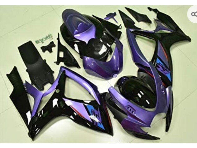 Aftermarket Purple Black 06-07 Suzuki GSXR 600/750 Motorcycle Fairings Sale