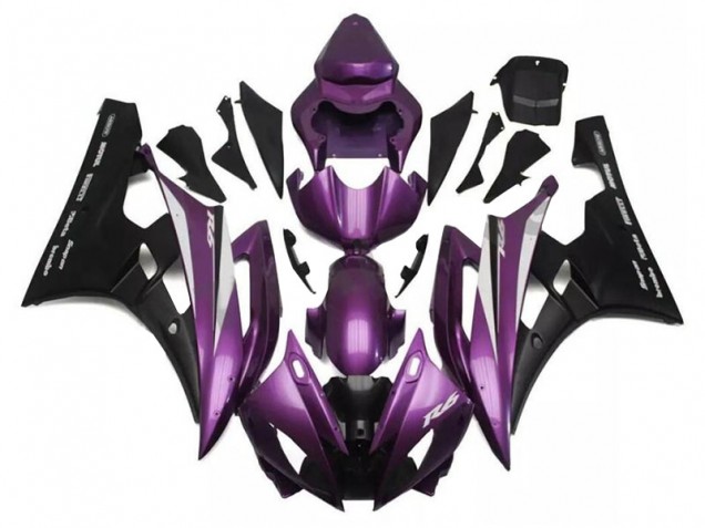Aftermarket Purple Black 06-07 Yamaha YZF R6 Motorcycle Fairings Sale Aftermarket Purple Black 06-07 Yamaha YZF R6 Motorcycle Fairings Sale