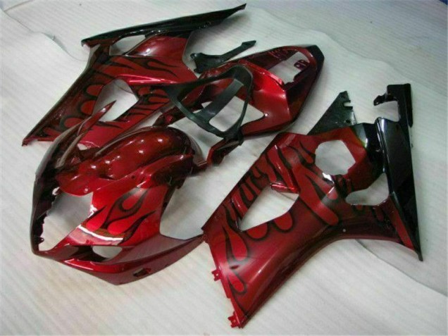 Aftermarket Red 03-04 Suzuki GSXR 1000 Motorcycle Fairings Sale Aftermarket Red 03-04 Suzuki GSXR 1000 Motorcycle Fairings Sale