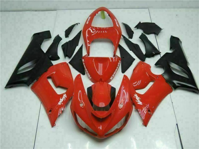 Aftermarket Red 05-06 Kawasaki Ninja ZX6R Motorcycle Fairings Sale Aftermarket Red 05-06 Kawasaki Ninja ZX6R Motorcycle Fairings Sale