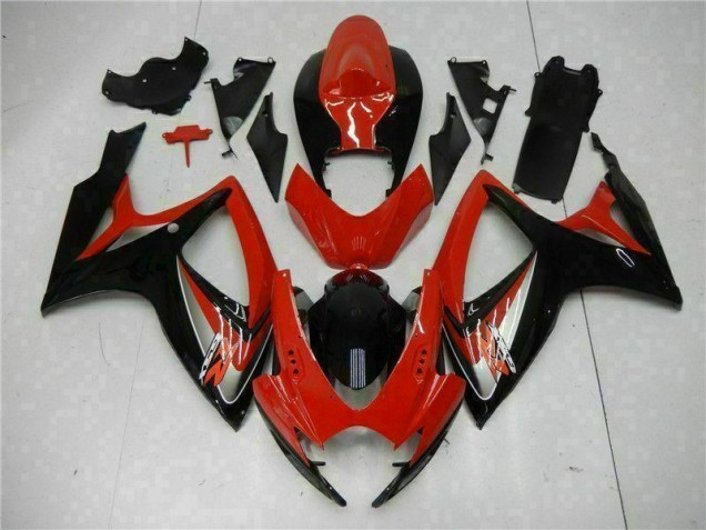 Aftermarket Red 06-07 Suzuki GSXR 600/750 Plastics Fairing Kits Sale Aftermarket Red 06-07 Suzuki GSXR 600/750 Plastics Fairing Kits Sale