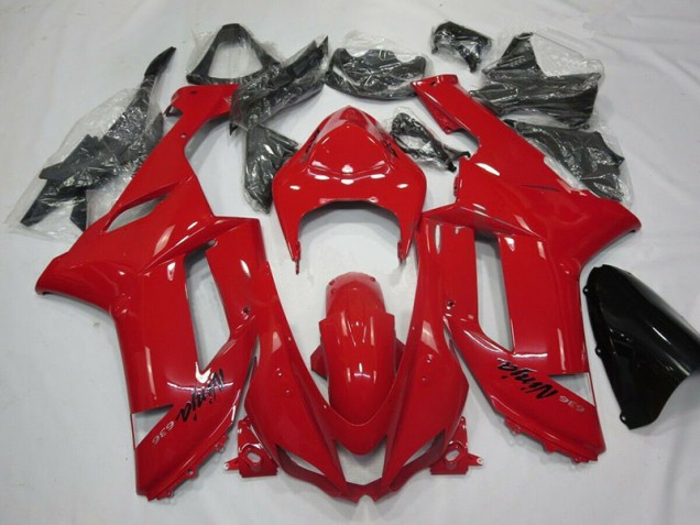 Aftermarket Red 07-08 Kawasaki Ninja ZX6R Motorcycle Fairings Sale Aftermarket Red 07-08 Kawasaki Ninja ZX6R Motorcycle Fairings Sale