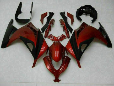 Aftermarket Red 13-16 Kawasaki Ninja EX300 Motorcycle Fairings Sale