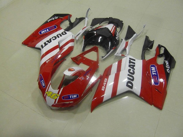 Aftermarket Red 46 07-12 Ducati 848 1098 1198 Motorcycle Fairings Sale Aftermarket Red 46 07-12 Ducati 848 1098 1198 Motorcycle Fairings Sale