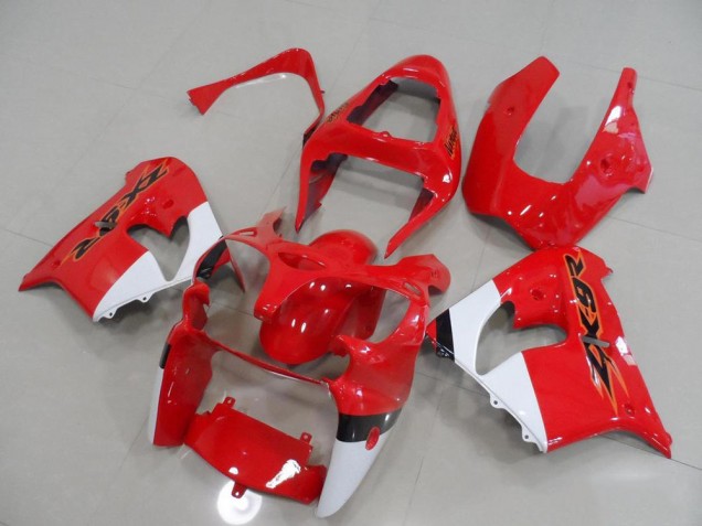 Aftermarket Red and White 00-01 Kawasaki Ninja ZX9R 2000-2001 Red and White Kawasaki Ninja ZX9R Motorcycle Fairings Sale Aftermarket Red and White 00-01 Kawasaki Ninja ZX9R 2000-2001 Red and White Kawasaki Ninja ZX9R Motorcycle Fairings Sale