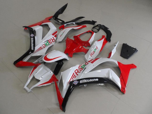 Aftermarket Red and White Rapid 11-15 Kawasaki Ninja ZX10R Motorcycle Fairings Sale Aftermarket Red and White Rapid 11-15 Kawasaki Ninja ZX10R Motorcycle Fairings Sale