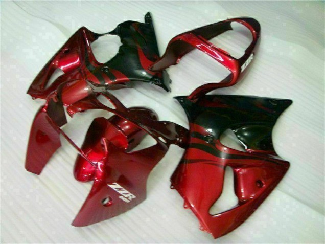 Aftermarket Red Black 00-02 Kawasaki Ninja ZX6R Motorcycle Fairings Sale Aftermarket Red Black 00-02 Kawasaki Ninja ZX6R Motorcycle Fairings Sale