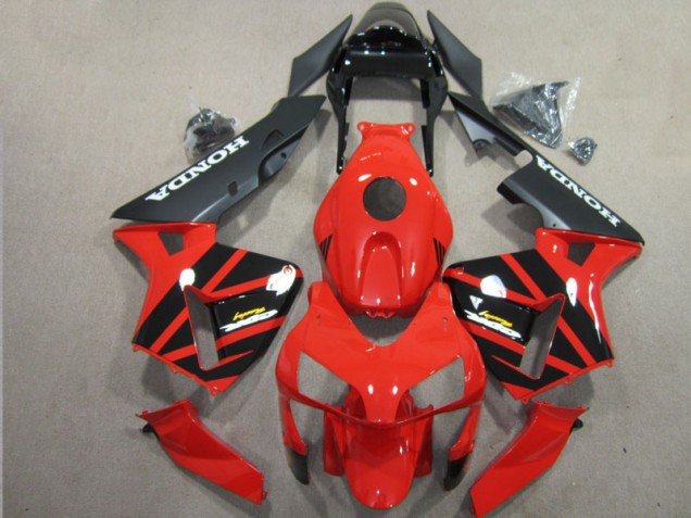 Aftermarket Red Black 03-04 Honda CBR600RR Plastics Motorcycle Fairings Sale Aftermarket Red Black 03-04 Honda CBR600RR Plastics Motorcycle Fairings Sale