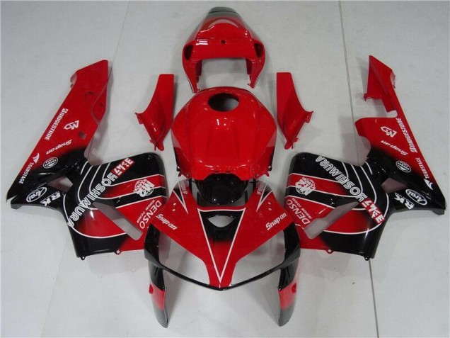 Aftermarket Red Black 05-06 Honda CBR600RR Full Fairing Kit Sale Aftermarket Red Black 05-06 Honda CBR600RR Full Fairing Kit Sale
