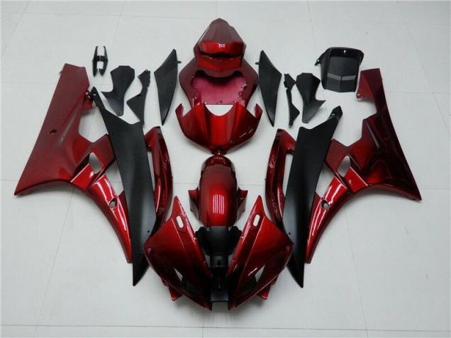 Aftermarket Red Black 06-07 Yamaha YZF R6 Motorcycle Fairings & Bodywork Sale Aftermarket Red Black 06-07 Yamaha YZF R6 Motorcycle Fairings & Bodywork Sale