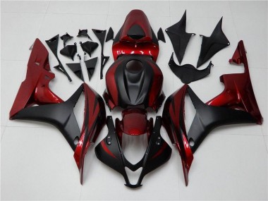Aftermarket Red Black 07-08 Honda CBR600RR Motorcycle Fairings Sale