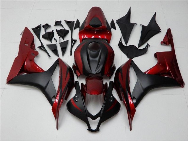 Aftermarket Red Black 07-08 Honda CBR600RR Motorcycle Fairings Sale