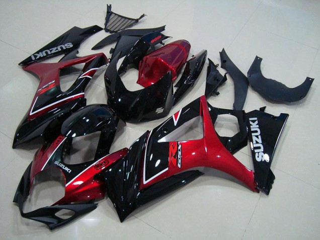 Aftermarket Red Black 07-08 Suzuki GSXR 1000 Motorcycle Fairings Sale