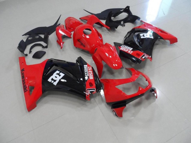 Aftermarket Red Black 08-12 Kawasaki Ninja ZX250R 2008-2012 Red Black Kawasaki Ninja ZX250R Motorcycle Fairings Sale Aftermarket Red Black 08-12 Kawasaki Ninja ZX250R 2008-2012 Red Black Kawasaki Ninja ZX250R Motorcycle Fairings Sale